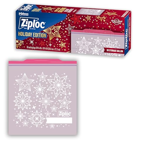 Ziploc 38 Count (Pack of 9) / Clear / 1.0 gallons Food Storage Bags
