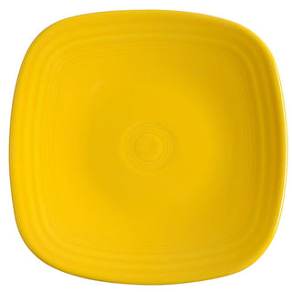 Fiesta Square Salad Plate by Homer Laughlin – Large, Ceramic, Daffodil, Model 14197916