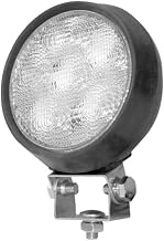 Buyers Products 1492112 5" LED Sealed Rubber Flood Light, 5 LEDs, 1,350 Lumens, 36" Lead w/Blunt Cut Connection & Stud Base, Work Flood Light for Trucks, Trailers, RVs, UTVs & More