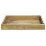 Full Size Pan Housing Mango Wood - 20 3/4" L x 13" W x 3" H by HUBERT – Wood, Natural