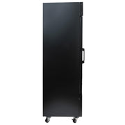 27 1/8" One Section Display Freezer by MOTAK – 30.31x30.71x87.01, In Description, Black, Model MGD-1DF-27-X