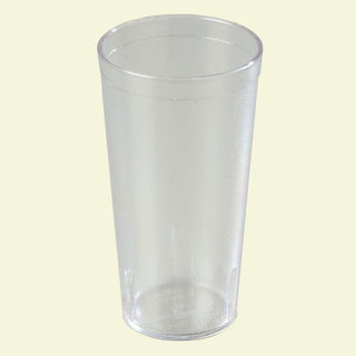 20 oz. SAN Plastic Stackable Tumbler in Clear (Case of 24) by Carlisle – 20 Ounces, Styrene Acrylonitrile, Clear, Model 5220207