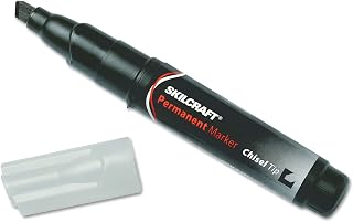 AbilityOne 7520009731059 - Large Permanent Marker - Chisel Tip - Black Ink - 12 units