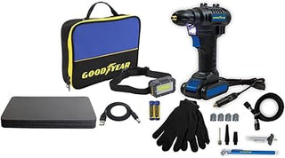Goodyear Rechargeable Tire Maintenance Kit GY3197 Tire Inflator Portable Air Compressor 12V Roadside Emergency Kit