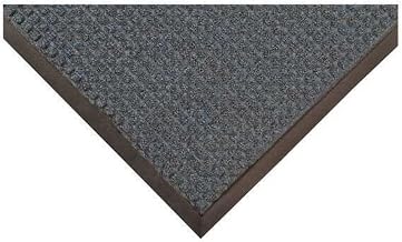 Notrax 4'x6' Guzzler Commerical-Grade Entrance Mat, Dirt and Moisture Control, Rubber-Backed, Indoor/Outdoor, Stale Blue, 166