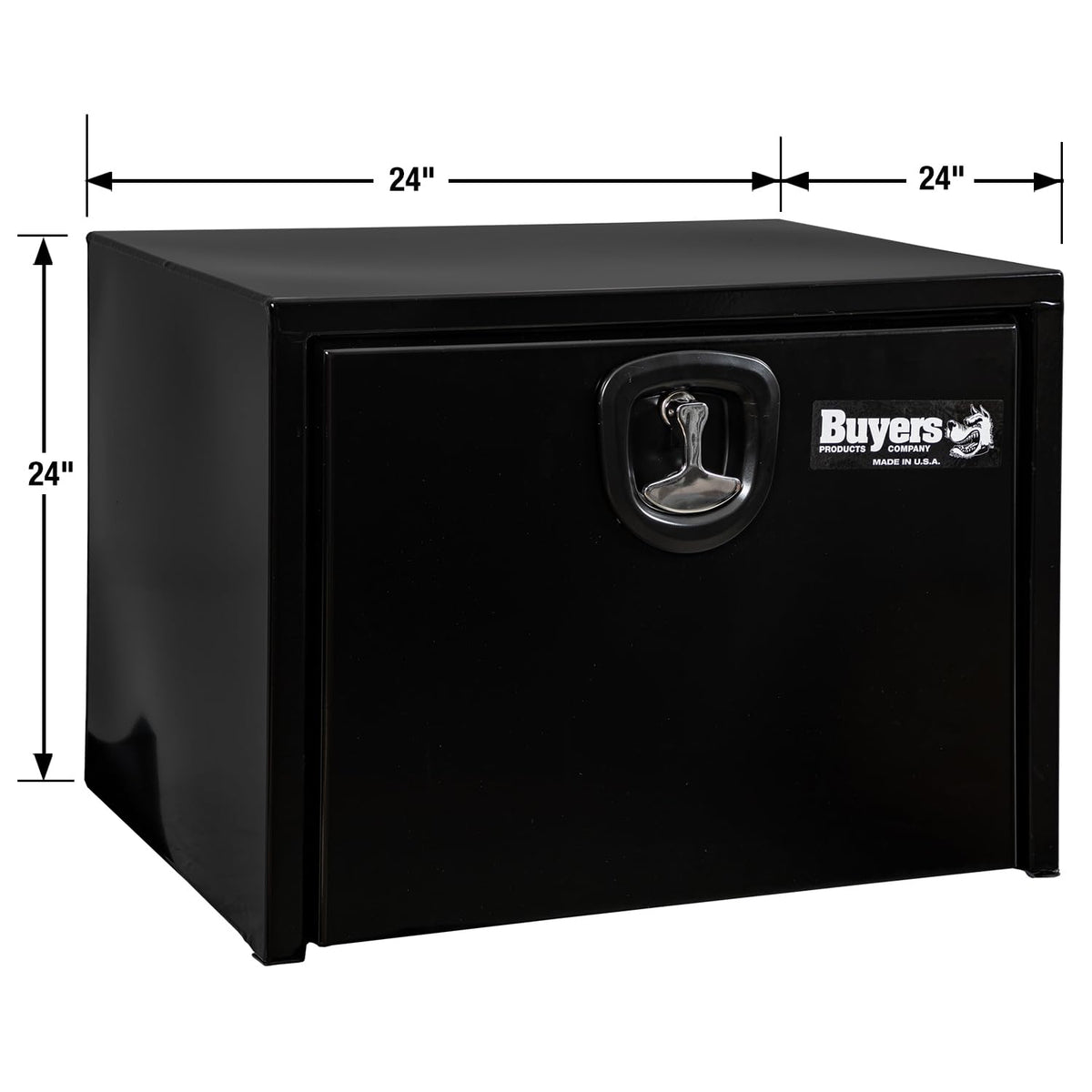 Buyers Products Company Black Gloss / 24 x 24 x 24 Inches / 1734300 Truck Bed Toolboxes