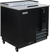 MBST-36-X 36" Forced Air Bottle Cooler - Holds (276) 12 oz Bottles, Lid Locks, 115v