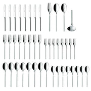 NewWave Collection 64 Piece Flatware Set by Villeroy & Boch – 64 Piece, Stainless Steel, Silver, Model 1263389093