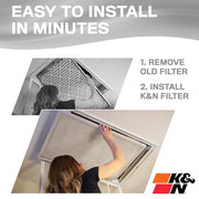 K&N 23.4" x 23.4" x 0.8" / Merv 8 / 1 Furnace Filters
