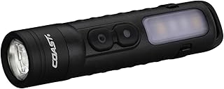 Coast KL35R 600 Lumen Rechargeable LED Pocket Flashlight with RED Light