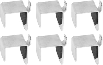 HUBERT Urban Link Large Basket Hooks - 1 3/8" L x 2 1/8" W x 2 1/8" H, 6 per Set