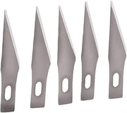 Mercer Culinary Replacement Blades for Hobby Knife, 5 Piece Stainless Steel