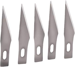 Mercer Culinary Replacement Blades for Hobby Knife, 5 Piece Stainless Steel
