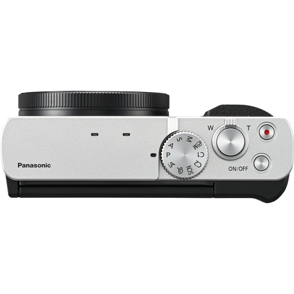 ZS99 Digital Camera (Silver) Bundle + Accessory Package with 64GB Memory by Panasonic – Silver, Pack of 22, Model BH52-ZS99SIL-71626