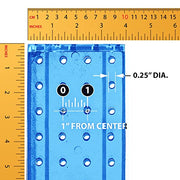 Azar Displays 9 inches x 4 inches x 13 inches / Blue / Pegboard only Panels & Units