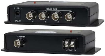 Speco Technologies Speco VIDDIST 1 in/4 Out Video Distribution Amplifier 1 Input to 4 Output Video Bnc Splitter