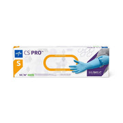 CS Pro 16" Extended Cuff Powder-Free Nitrile Exam Gloves by Medline – Small, Blue, Model CS16S