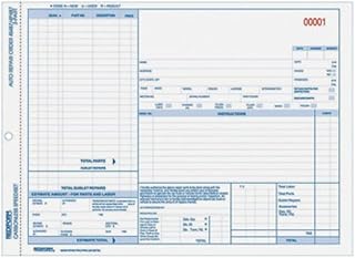 Rediform Auto Repair Order Forms