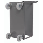 Two Shelf Unassembled Heavy Duty Service Cart by Global Industrial – Steel, Gray, Model 752258