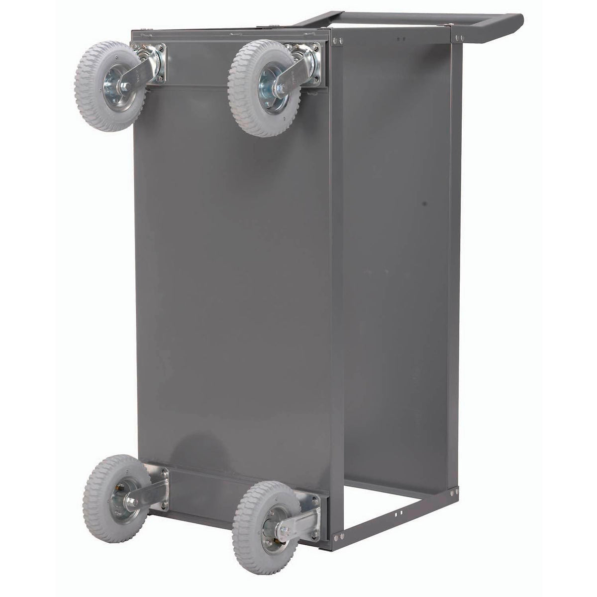 Two Shelf Unassembled Heavy Duty Service Cart by Global Industrial – Steel, Gray, Model 752258