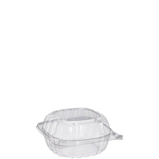 Dart C57PST1 OPS 6 in Clear Hinged Container, 6.0 X 5.8 in (Case of 500)