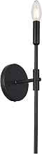 Dainolite Cinthia 1 Light Wall Sconce - Matte Black