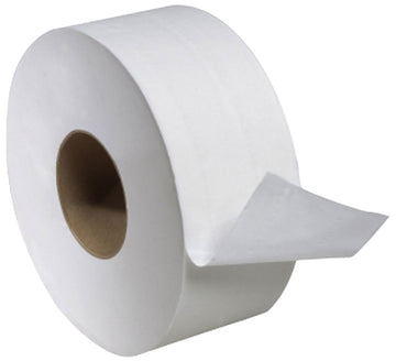 Universal Jumbo 2-Ply Toilet Tissue Roll by Tork – 8.8" Dia, 3.55" Width x 1,000' Length, Paper, White, Pack of 12, Model TJ0922A