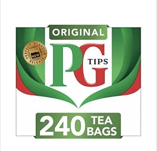 PG Tips Black Tea Original Tea Bags 240 Count (2 PACK)