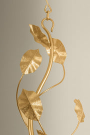 Innsbruck 8-Light Chandelier | Natural & Vogue Style | Vintage Gold Leaf Finish | Made of Steel | Damp-Rated for Bathroom Use | Adjustable Hang Height 41-102" | -VGL by Corbett