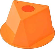 Global Industrial Plain Inventory Control Cone, Three-Sided Shape, Orange