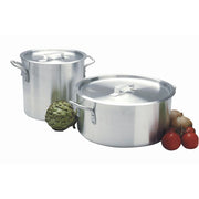 Stockpot 12 Quart Aluminum by HUBERT – 12 Quart, 11.36 liters, Aluminum, Silver, Model KASP012