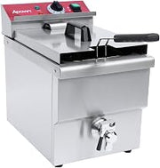 Adcraft Single Deep Fryer, 16 lb Capacity, in Stainless Steel