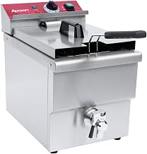 Adcraft Single Deep Fryer, 16 lb Capacity, in Stainless Steel