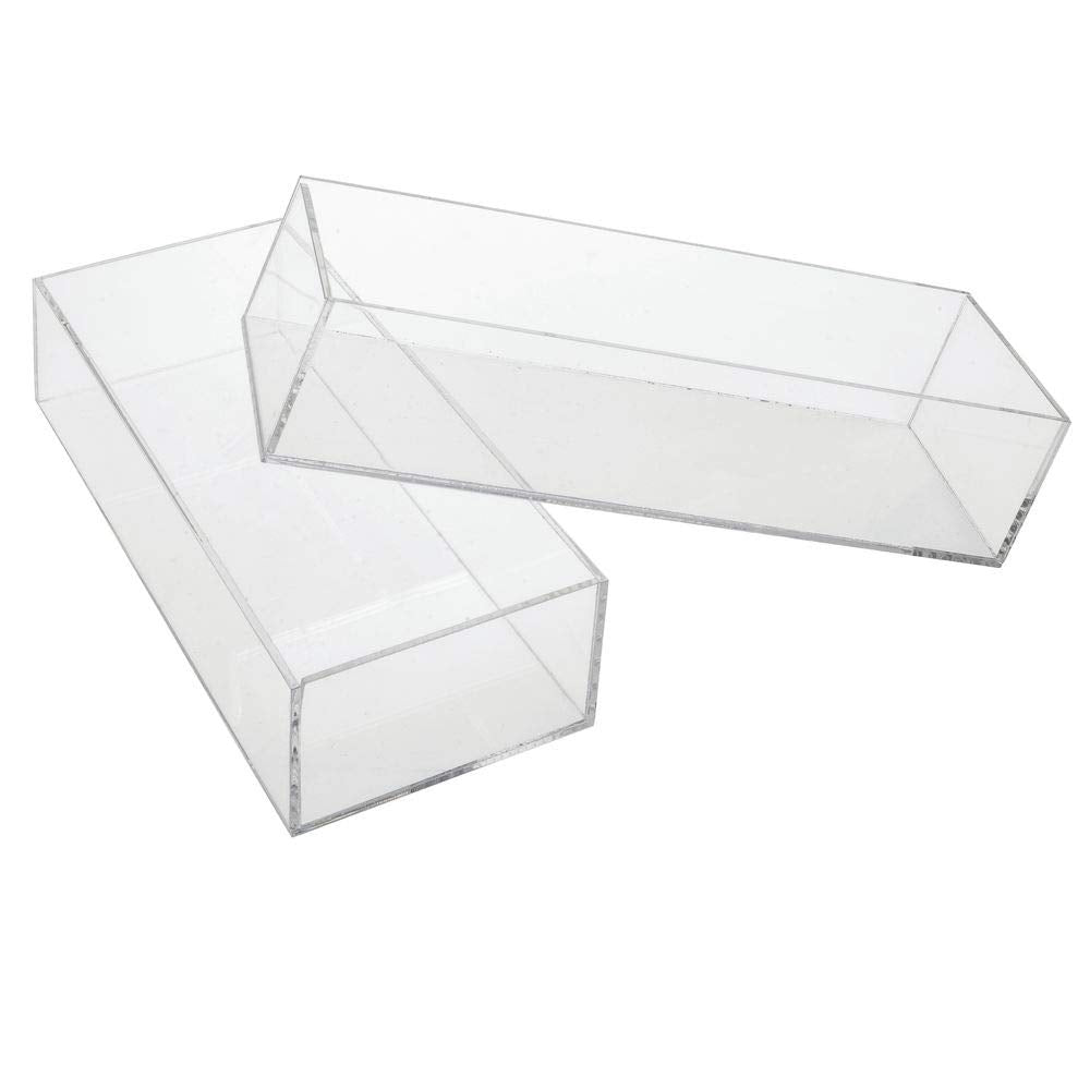 Acrylic Holder by HUBERT – Acrylic, Pack of 2, Model 20861