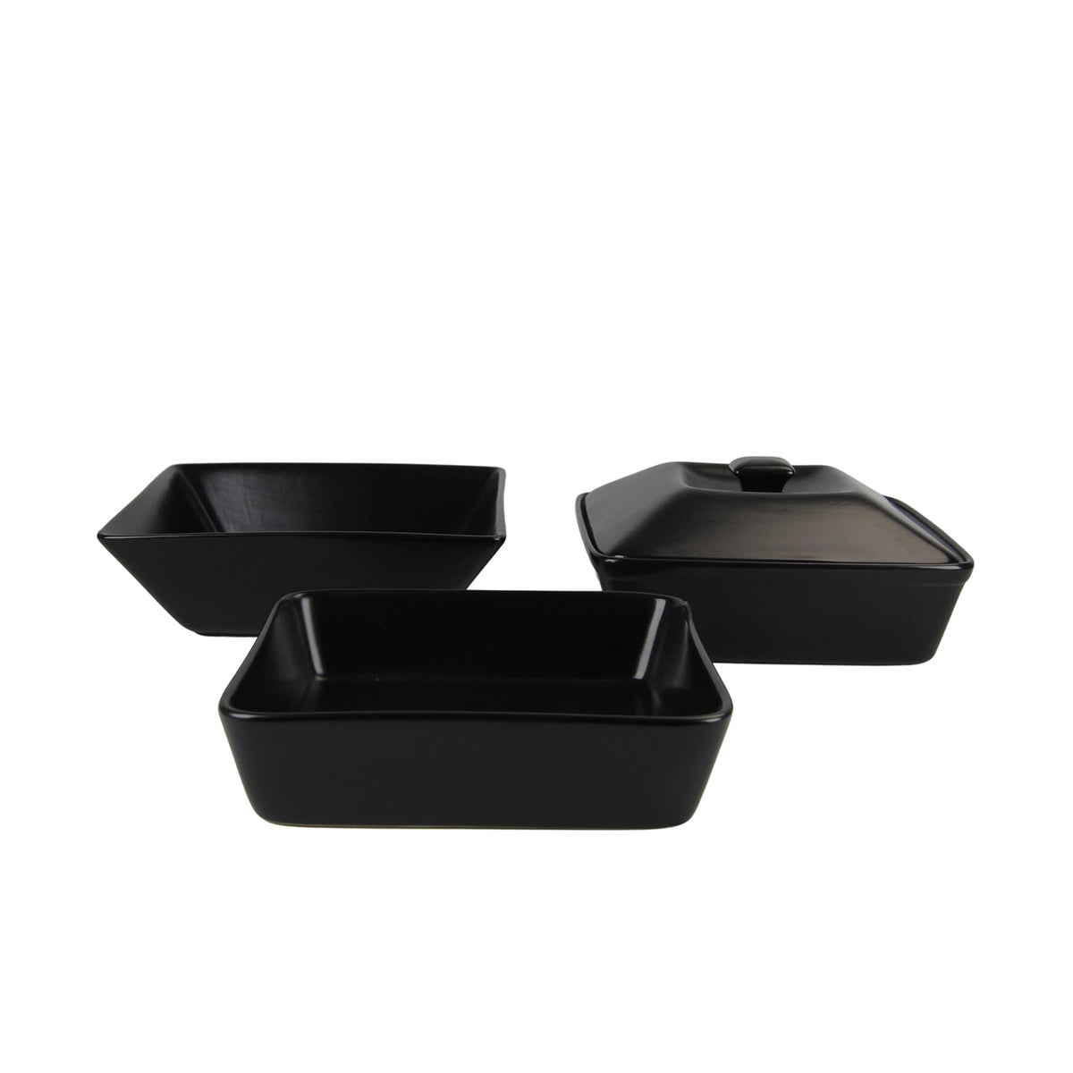 10 Strawberry Street Matte Black / 45 PC / 1 Dinnerware Sets