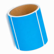 4" x 6" Fluorescent Blue Thermal Transfer Label Roll by Glownary – 4 Inches X 6 Inches, Paper, Fluorescent Blue, Pack of 4000, Model 3234x6tt3fb
