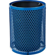 Global Industrial Blue / 23.5 inches (Diameter) x 40 inches (Height) / Industrial Trash, Recycling & Compost