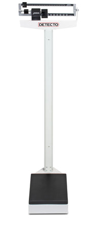 Detecto 58"L x 14.5"W x 59"H / White / Without Height Rod Physician Scales