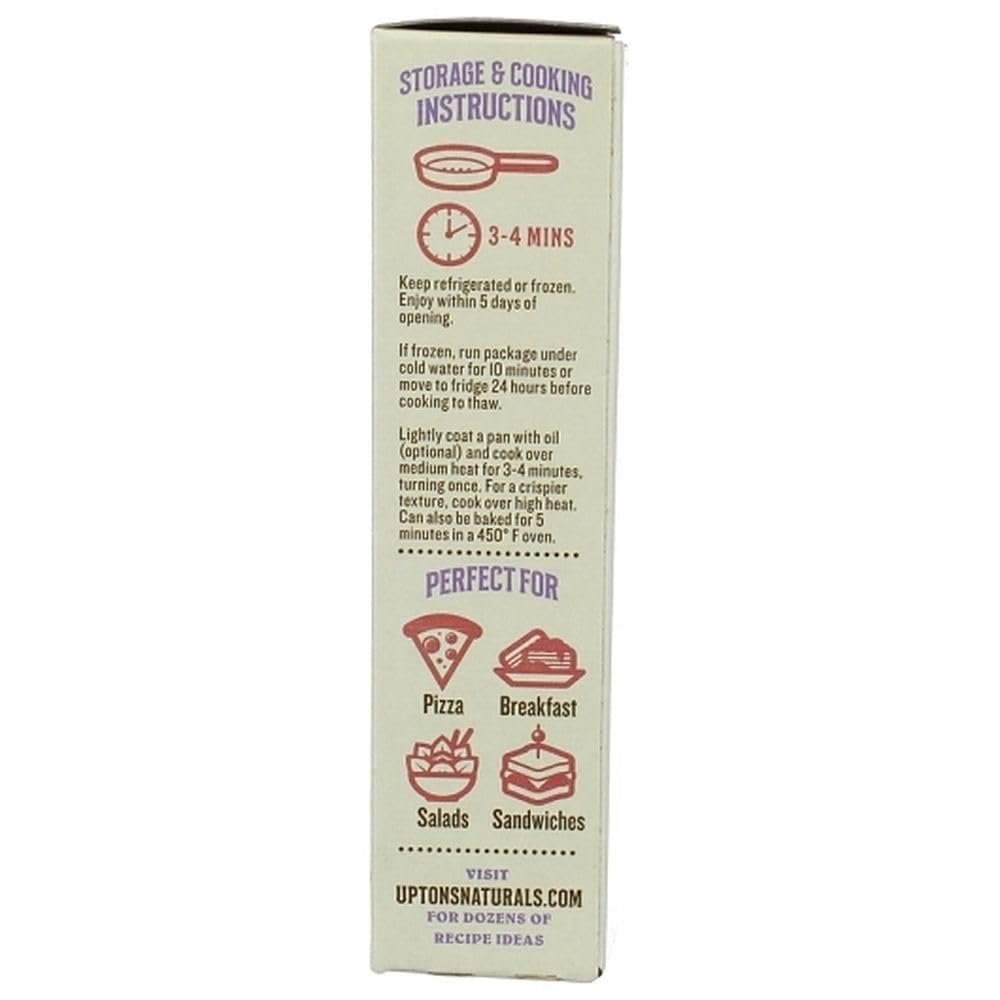Uptons Naturals Bacon Seitan by Upton's Naturals – 5 Ounce, Pack of 6