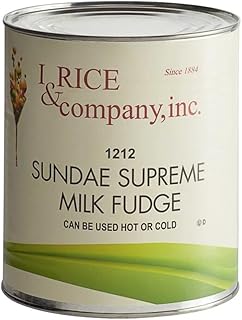 I.Rice & Company Sundae Supreme Hot Milk Fudge Topping, 10 lb. Can | 1 Each