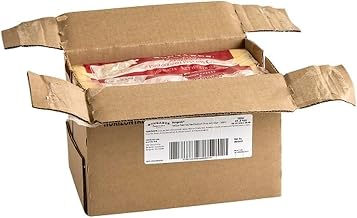 Bongards Yellow Reduced Sodium and Fat Pasteurized Process American Cheese Slices, 5 Pound, 4 per Case, Real Cheese