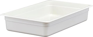 Cambro White Camwear Full Size Food Pan, 4" H