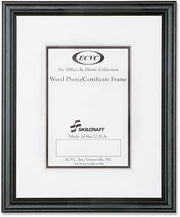 AbilityOne 7105-00-052-8690 Style A Black Enamel Frames, 8" Width, 10" Length, Pack of 12