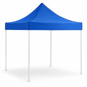 10x10 ft Blue Steel Instant Pop-Up Canopy Tent by Glownary – 10 Feet X 10 Feet, Polyester, Black, Model 554bp10x10b