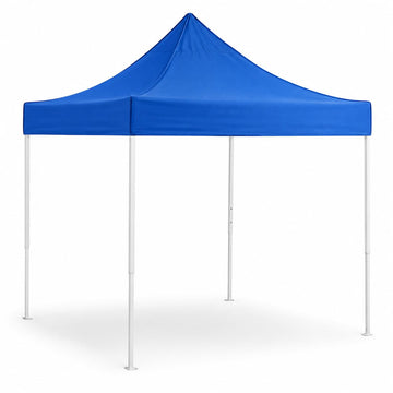 10x10 ft Blue Steel Instant Pop-Up Canopy Tent by Glownary – 10 Feet X 10 Feet, Polyester, Black, Model 554bp10x10b