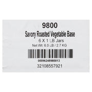 Gold Label Savory Roasted Vegetable Base by Custom Culinary – 16.0 Ounce (Pack of 6), Pack of 6