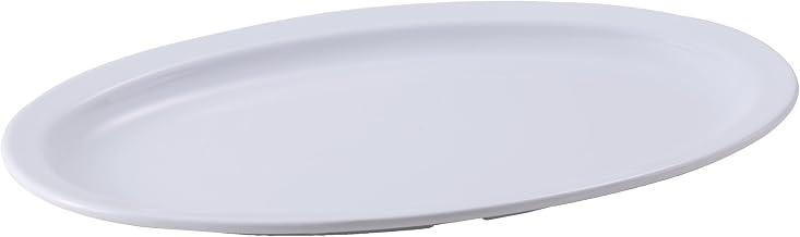Winco MMPO-1510W Platter (Dozen) | Dishwasher safe, Shatterproof, Max serving area, Heat resistant, NSF certified, Great for Entrees, Desserts and Appetizers