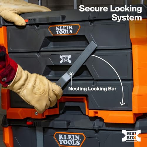 KLEIN TOOLS 3-Drawer / Orange / 50.0 pounds Tool Boxes