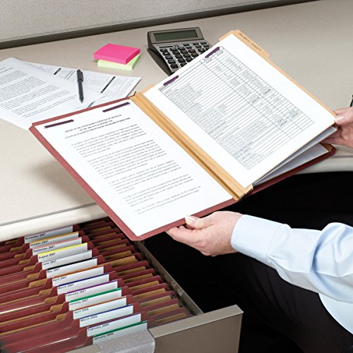 SMEAD Red / 1 / Letter Top Tab Classification Folders