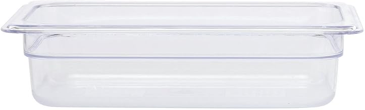 Cold Food Pans Fourth Size Translucent 10"L x 6"W x 2.5"D